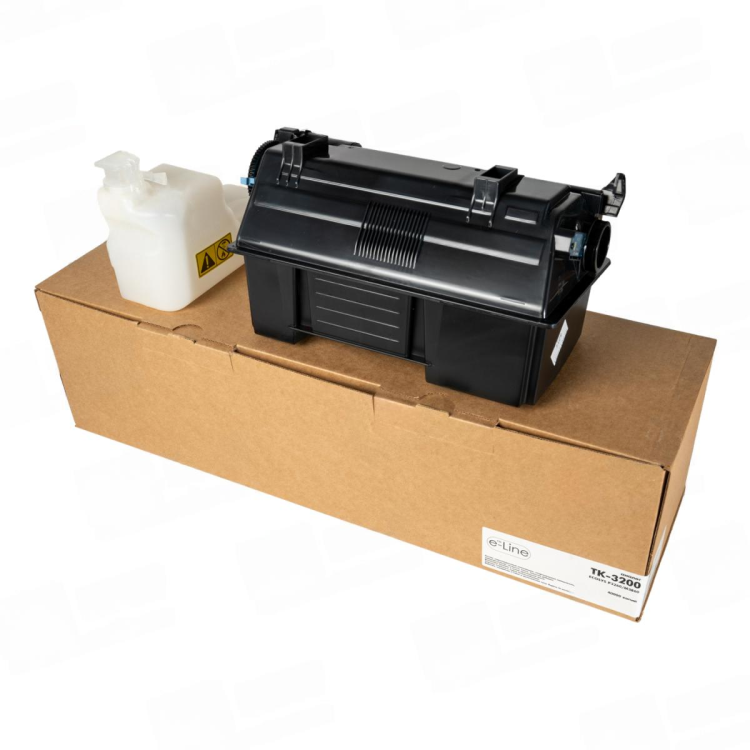 Тонер-картридж e-Line TK-3200 для Kyocera ECOSYS P3260 (Чёрный, 40000 стр.), совместимый Тонер-картридж e-Line TK-3200 для Kyocera ECOSYS P3260 (Чёрный, 40000 стр.), совместимый