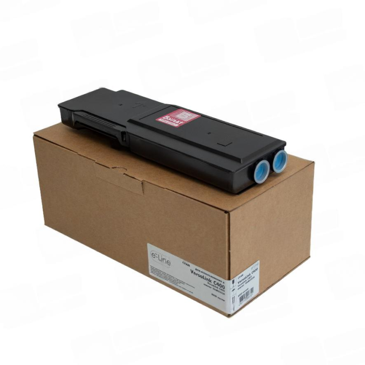 Тонер-картридж e-Line 106R03534 для Xerox VersaLink C400 (Голубой, 8000 стр.)