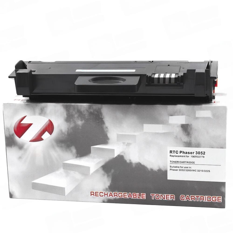 Тонер-картридж 7Q 106R02778 для Xerox Phaser 3052, Phaser 3260, WC 3215, WC 3225 (Чёрный, 3000 стр.) Тонер-картридж 7Q 106R02778 для Xerox Phaser 3052, Phaser 3260, WC 3215, WC 3225 (Чёрный, 3000 стр.)