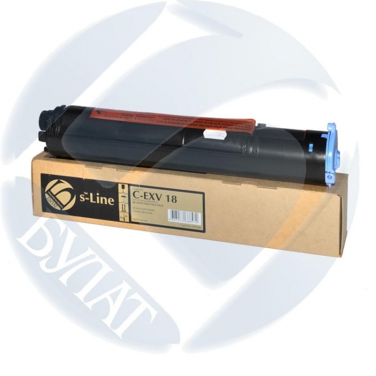 Картридж БУЛАТ s-Line C-EXV18 для Canon iR 1018, iR 1019, iR 1020, iR 1022, iR 1023, iR 1024 (чёрный, 8400 страниц)