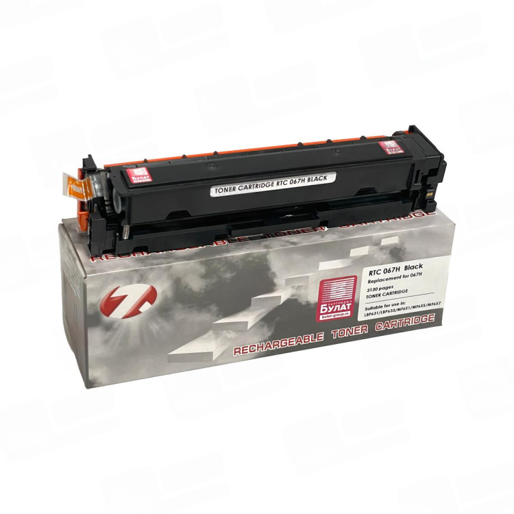 Тонер-картридж 7Q 067H для Canon LBP631, MF651 (Чёрный, 3130 стр.)