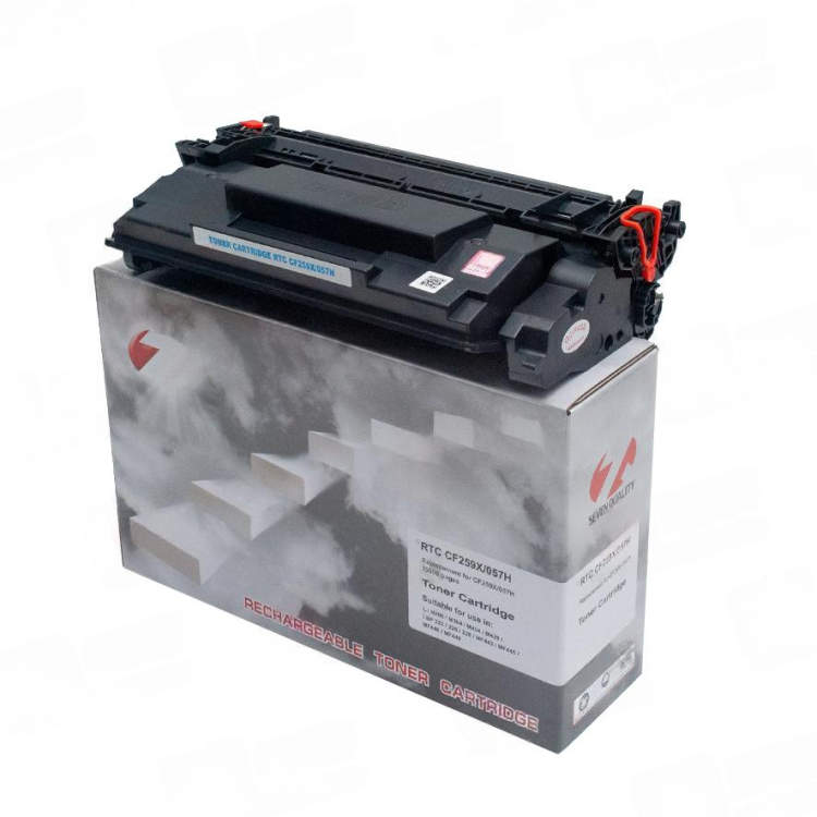 Тонер-картридж 7Q CF259X для HP LJ M404, M428 (Чёрный, 10000 стр.), с чипом CF259A, без гарантии прошивки