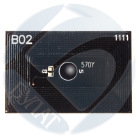 Чип Kyocera FS-C5400 (TK-570) Yellow (12k) TNX