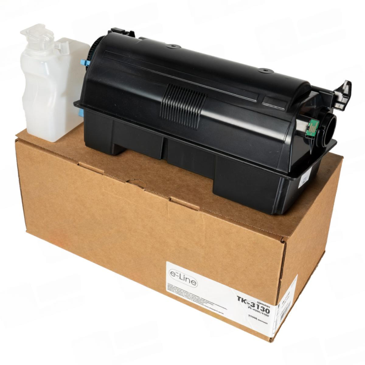Тонер-картридж e-Line TK-3130 для Kyocera FS-4200, FS-4300 (Чёрный, 25000 стр.) Тонер-картридж e-Line TK-3130 для Kyocera FS-4200, FS-4300 (Чёрный, 25000 стр.)