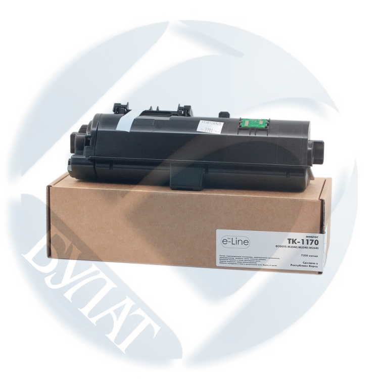 Картридж БУЛАТ e-Line TK-1170 для Kyocera M2040, M2540, M2640 (чёрный, 7200 страниц), с чипом