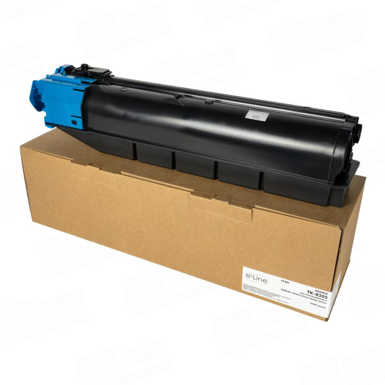 Тонер-картридж e-Line TK-8305C для Kyocera TASKalfa 3050ci (Голубой, 15000 стр.)