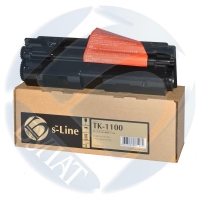 Картридж БУЛАТ s-Line TK-1100 для Kyocera FS-1110, FS-1024MFP, FS-1124MFP (чёрный, 2100 страниц), с чипом