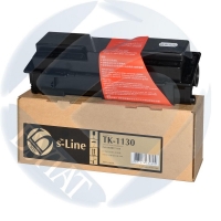 Картридж БУЛАТ s-Line TK-1130 для Kyocera FS-1030MFP, FS-1030DP, FS-1130MFP, ECOSYS M2030dn (чёрный, 3000 страниц), с чипом