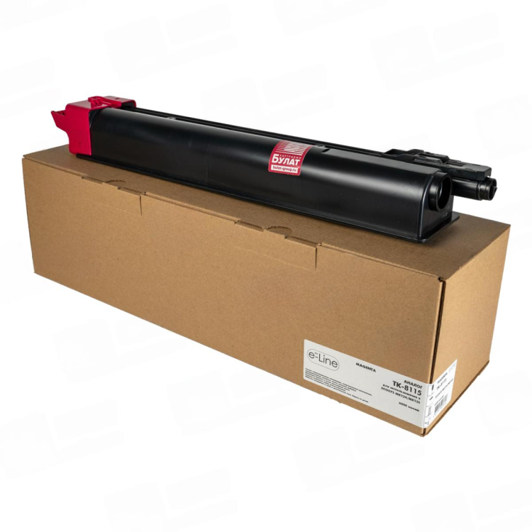 Тонер-картридж e-Line TK-8115M для Kyocera ECOSYS M8124 (Пурпурный, 6000 стр)