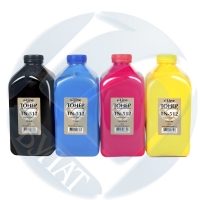 Тонер Konica Minolta bizhub C454 TN512 банка 471г (тонер+девелопер) Yellow БУЛАТ s-Line