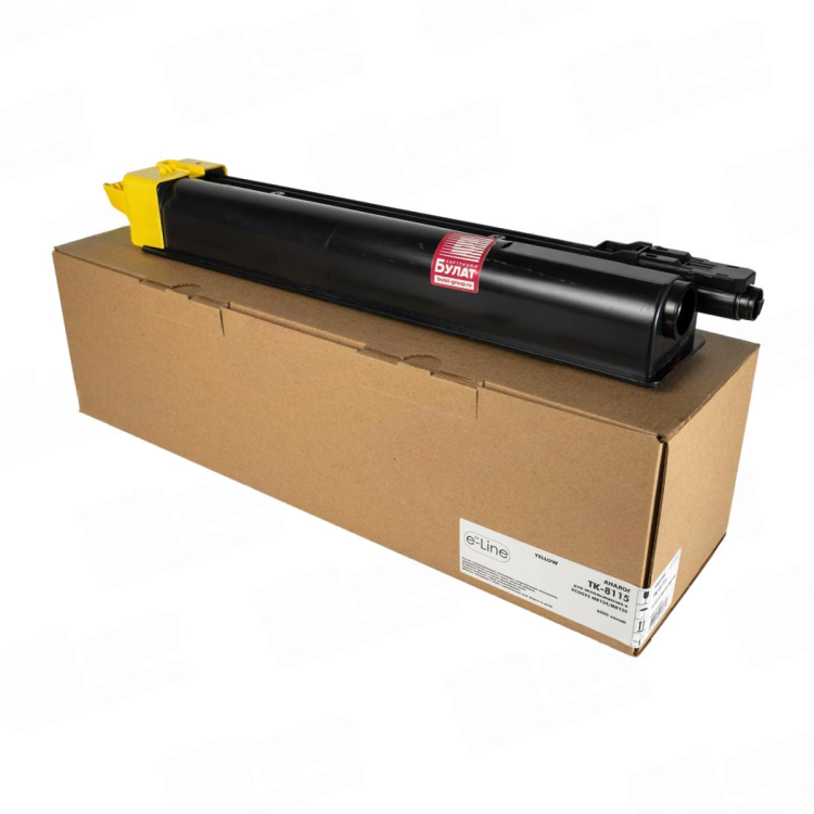 Тонер-картридж e-Line TK-8115Y для Kyocera ECOSYS M8124 (Жёлтый, 6000 стр)