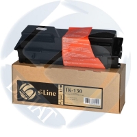 Картридж БУЛАТ s-Line TK-130 для Kyocera FS-1300D, FS-1300DN, FS-1350DN, FS-1028MFP, FS-1128MFP (чёрный, 7200 страниц), с чипом