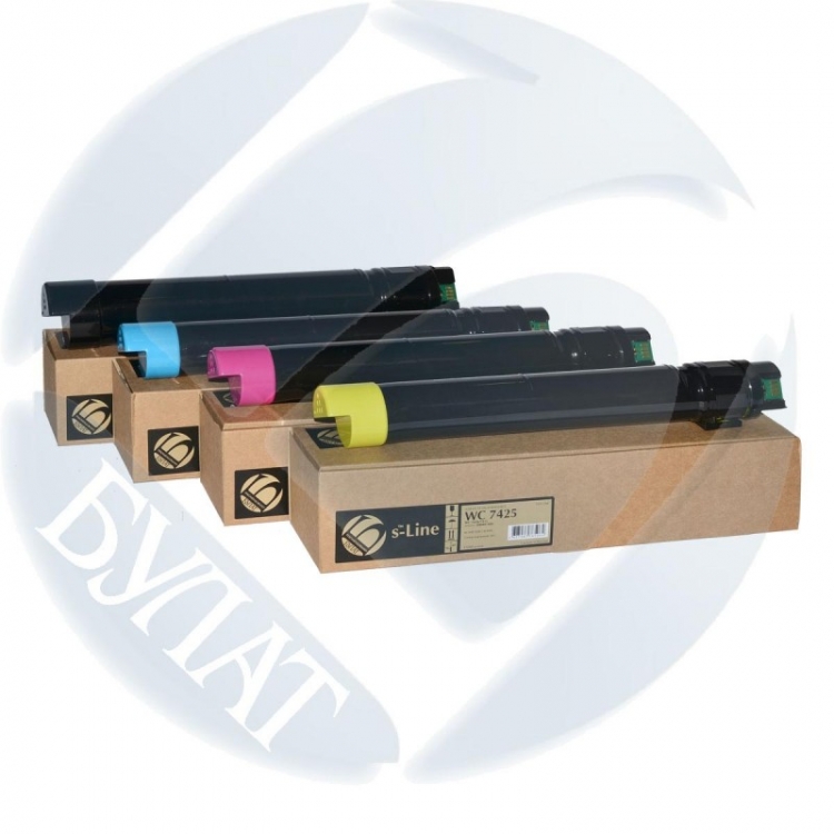 Картридж БУЛАТ s-Line 006R01402C для Xerox WC 7425, WC 7435, WC 7428 (голубой, 15000 страниц)