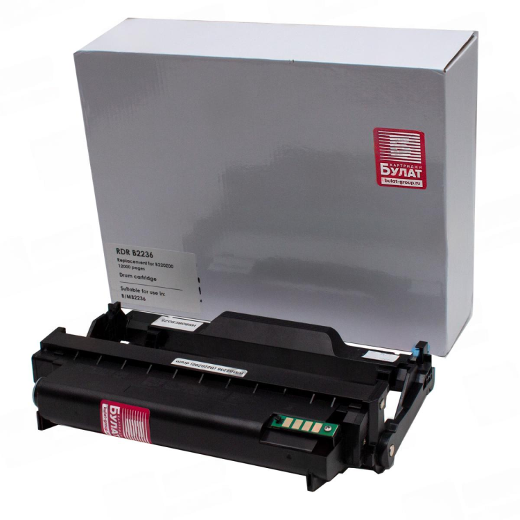 Драм-картридж 7Q B220Z00 для Lexmark B2236, MB2236 (Чёрный, 12000 стр.)