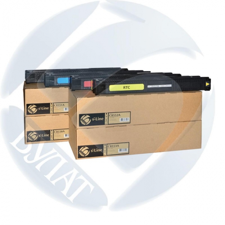 Картридж БУЛАТ s-Line C8552A для HP Color LJ 9500, 9500n, 9500dn, 9500hdn, 9500gn, 9500gp (жёлтый, 25000 страниц)