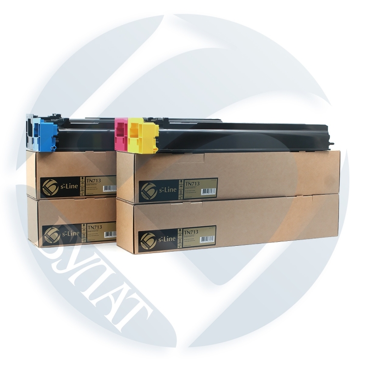 Тонер-картридж БУЛАТ s-Line TN713C для Konica Minolta bizhub C659 (Голубой, 33200 стр.)