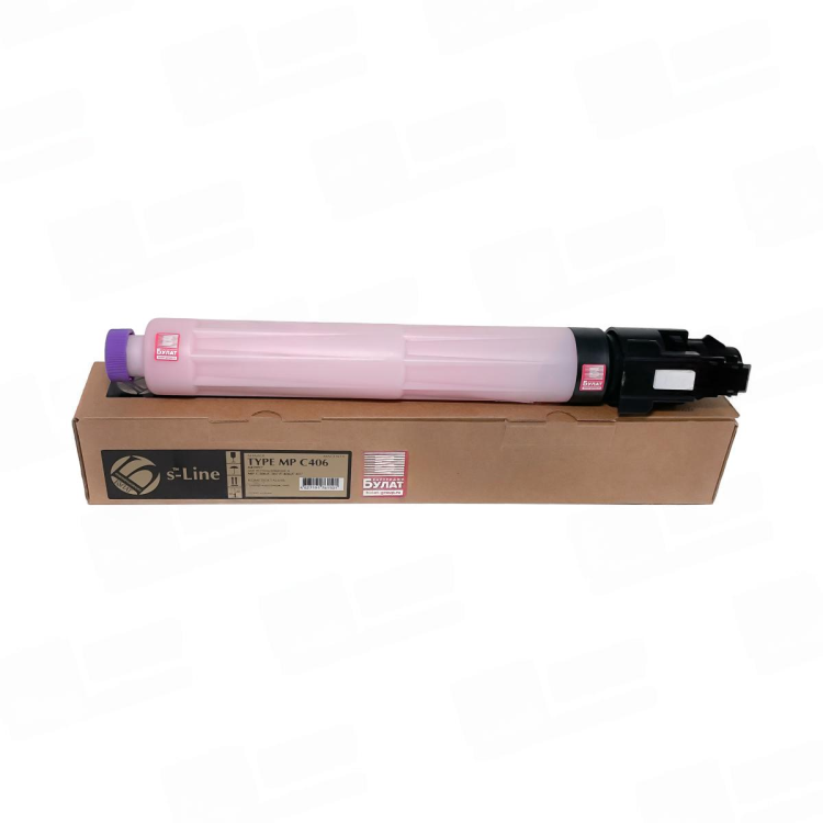 Тонер-картридж БУЛАТ s-Line MP C406 (842097) для Ricoh Aficio MP C306, MP C406 (Пурпурный, 6000 стр.)