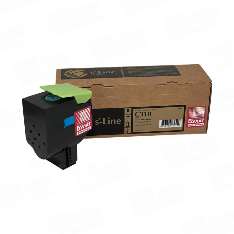 Тонер-картридж БУЛАТ s-Line 006R04369 для Xerox C310 (Голубой, 5500 стр.)