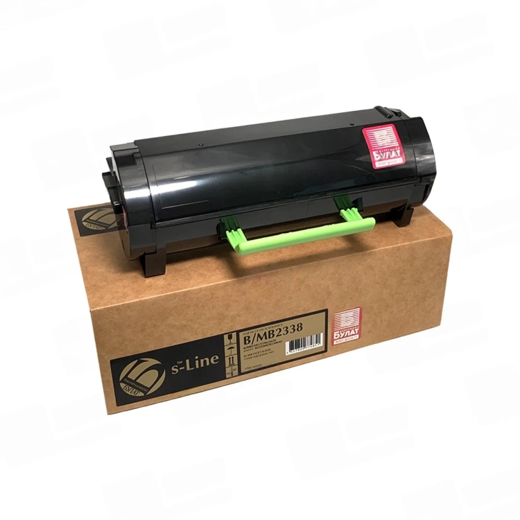 Тонер-картридж БУЛАТ s-Line B235000, B2300A0 для Lexmark B, MB2338, 2442, 2546, 2650 (Чёрный, 3000 стр.)