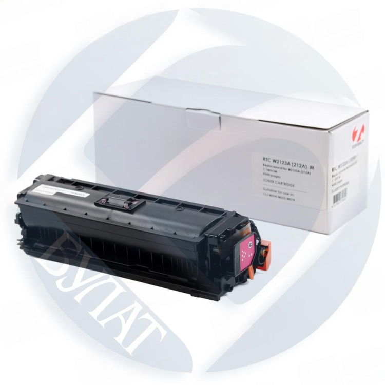 Тонер-картридж 7Q W2123A (212A) для HP CLJ M554, M578 (Пурпурный, 4500 стр.), без гарантии прошивки