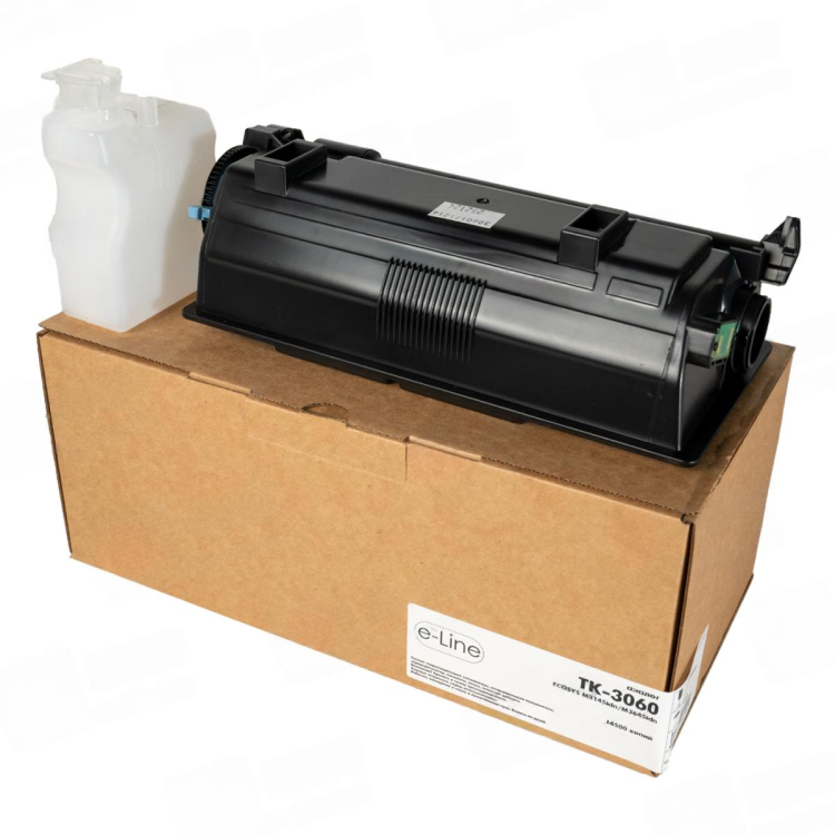 Тонер-картридж e-Line TK-3060 для Kyocera ECOSYS M3145idn (Черный, 14500 стр.) с чипом Тонер-картридж e-Line TK-3060 для Kyocera ECOSYS M3145idn (Черный, 14500 стр.) с чипом