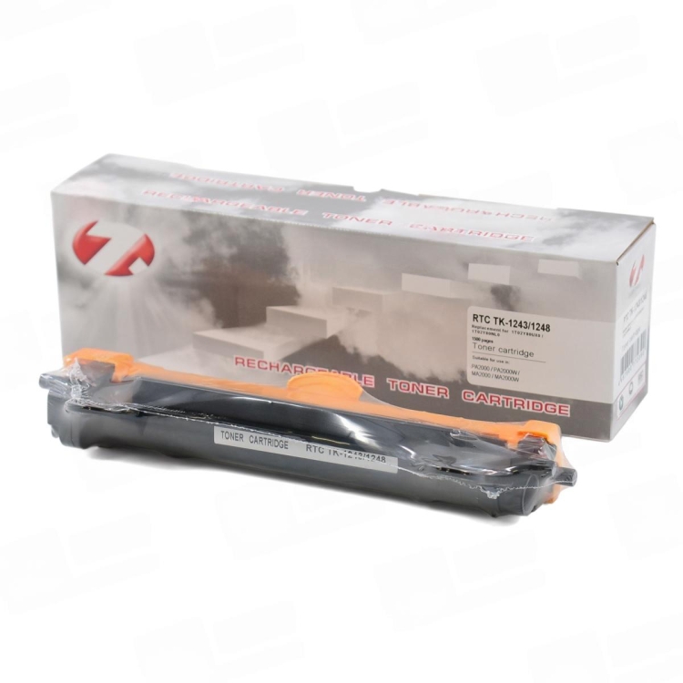 Тонер-картридж 7Q TK-1243, 1248 для Kyocera PA2000, 2001, MA2000 (Чёрный, 1500 стр.)